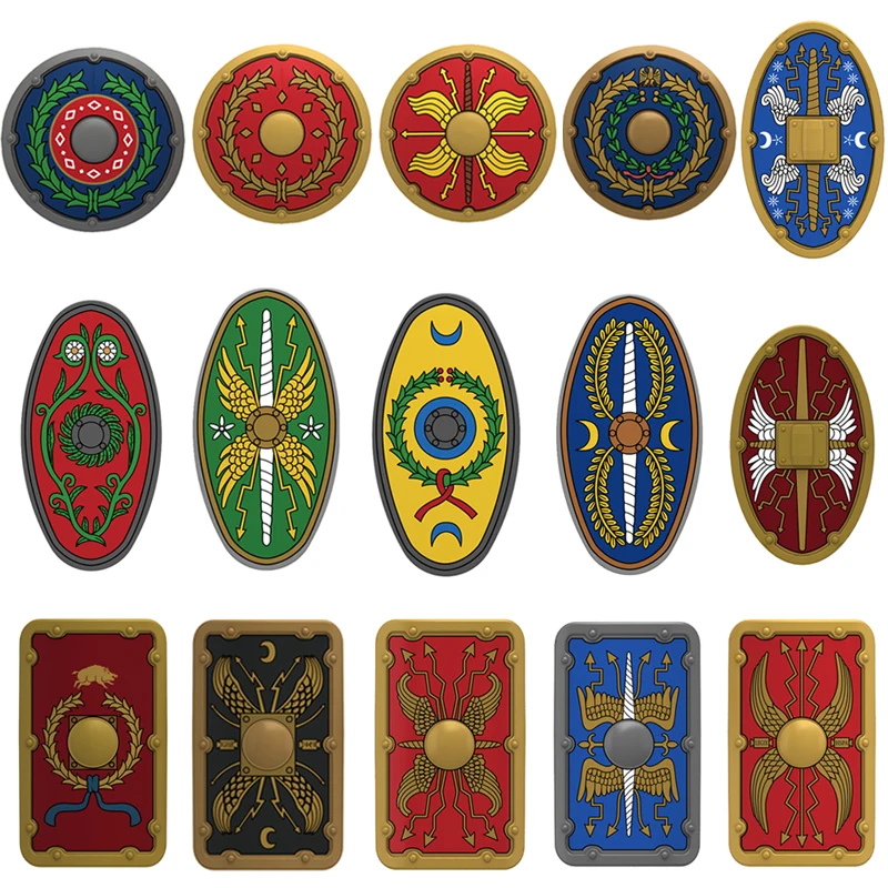 MOC Medieval Military Waffen Accessories Sets Building Blocks Solider Figures Sword Shield Trooper Force Vanguard Gun Bricks Toy construction blocks building blocks