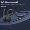 Open Ear Air Conduction Headphones 3.5mm Wired Stereo Not in Ear Music Headset Ultra Light with Microphone for IOS Andriod Phone 6