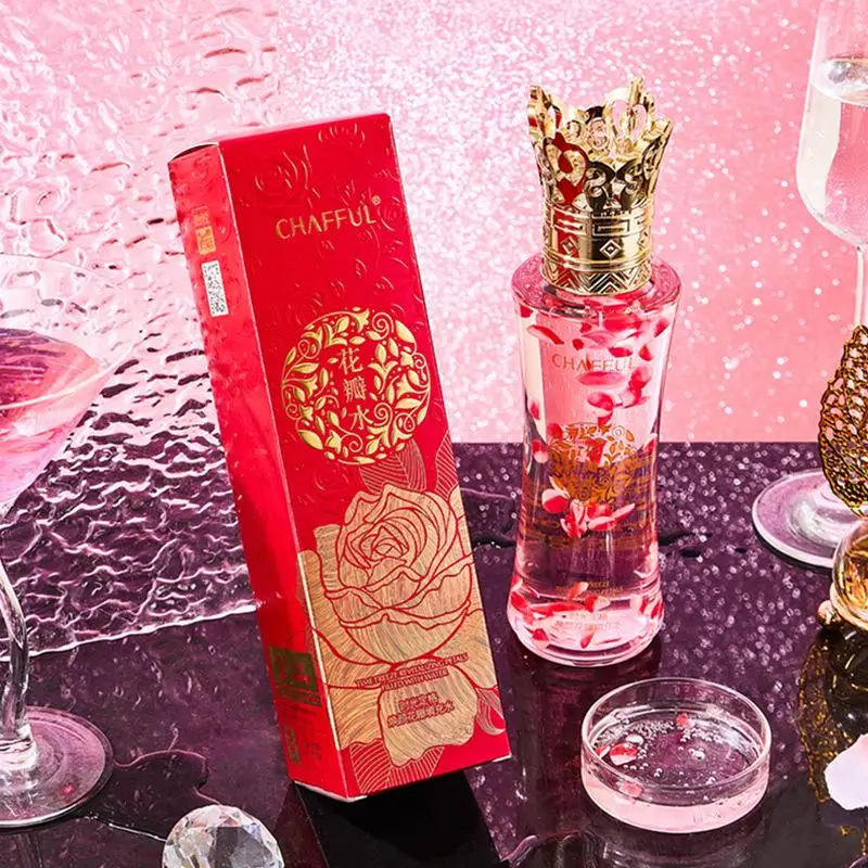 

Rose Petal Water Toner Facial Skin Care Moisturizing Hydrating Firming Skin Toner Eliquid Essence Face Care Skincare
