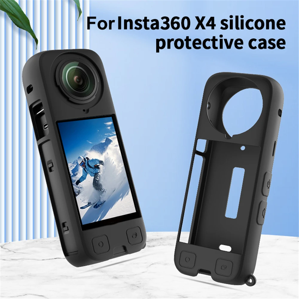 

For Insta360 X4 Body Cover Screen Body Silicone Case Case Soft Rubber