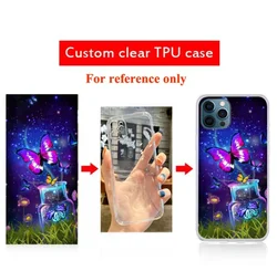 Personalized Clear TPU Phone Case with Custom Design and Text for Realme12 Pro Plus (Custom Clear Case)
