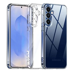 Shockproof Clear Silicone Soft Phone Case - Ultra Thin Cover for Galaxy A27 (Transparent)