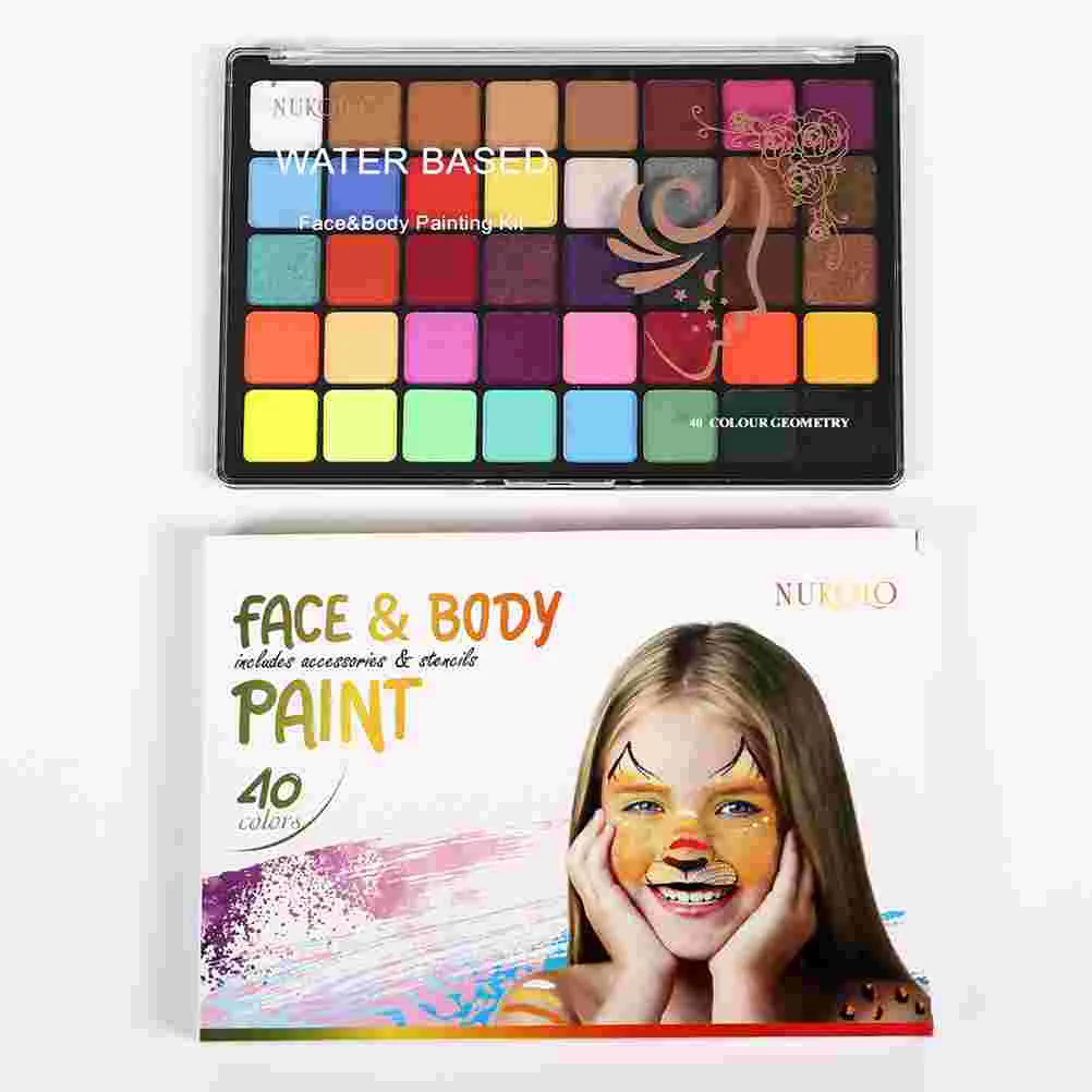 Palette Painting Facepaint Makeup Kit Professional Water Based Body Adults  Intimate Activated Eyeliner Kids