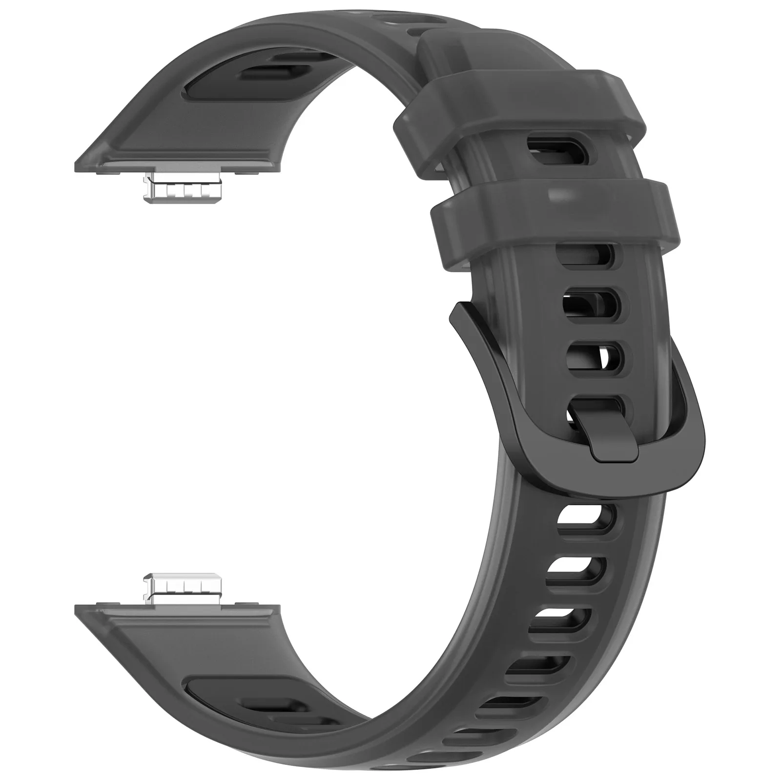 Breathable Two-Color Sport Silicone Bracelet Strap