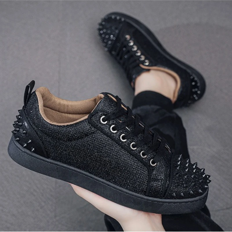 High Quality Mens Sneakers Non-slip Men Casual Shoes Fashion Outdoor Walking Shoe Designer Platform Shoes Lace-up Mens Shoes
