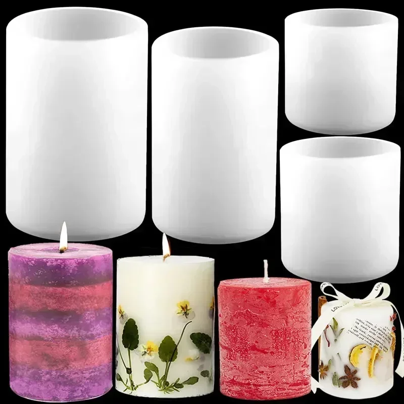 Candles Silicone Molds for Candles Epoxy Resin Casting Candle Holder DIY Crafts Arts Mold Making Sewing Home Garden