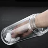 Leakproof Glass Tea Bottles With Infuser Stainless Steel Double Walled Bottle Portable Travel Drinking Lemon Water Cup 5