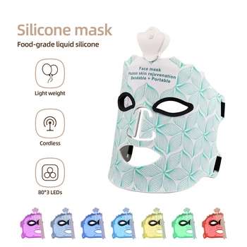 Silicone LED Facial Beauty Mask