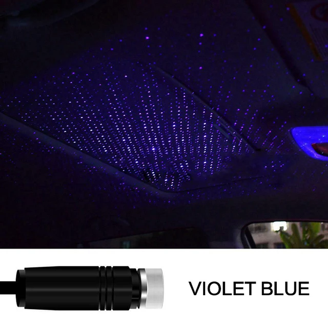 Mini LED Car Roof Star Night Lights Projector Interior Ambient Atmosphere  Galaxy Lamp Christmas Decorative Light233E