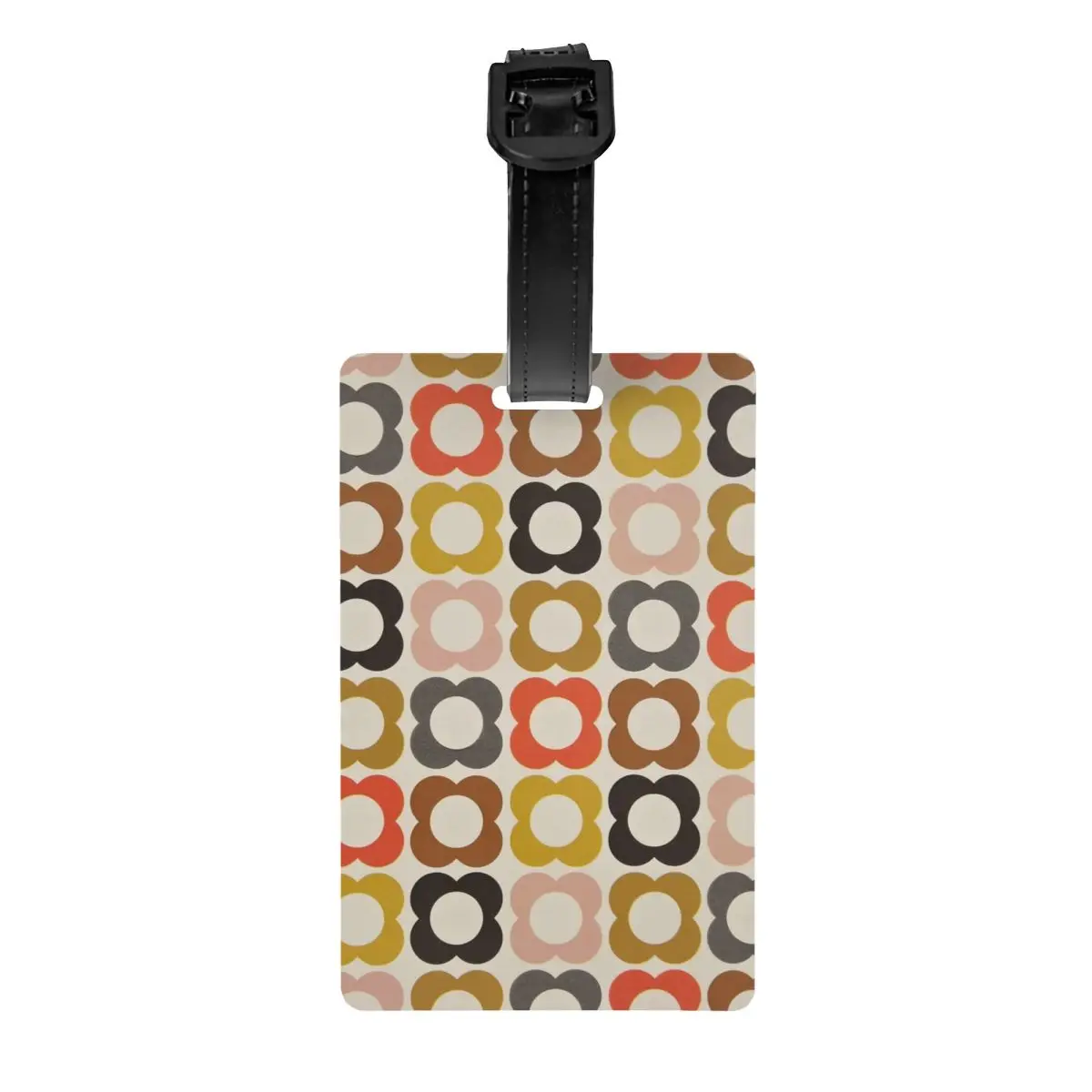 

Custom Abstract Flowers Orla Kiely Luggage Tag Privacy Protection Scandinavian Style Baggage Tags Travel Bag Labels Suitcase