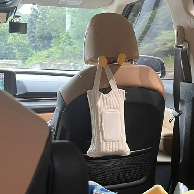 Baby Stroller Accessories Portable Wet Wipes Case Extraction Flip Tissue Box Korea Cute Towel Cover Newborn Hanging Bag For Cart 3