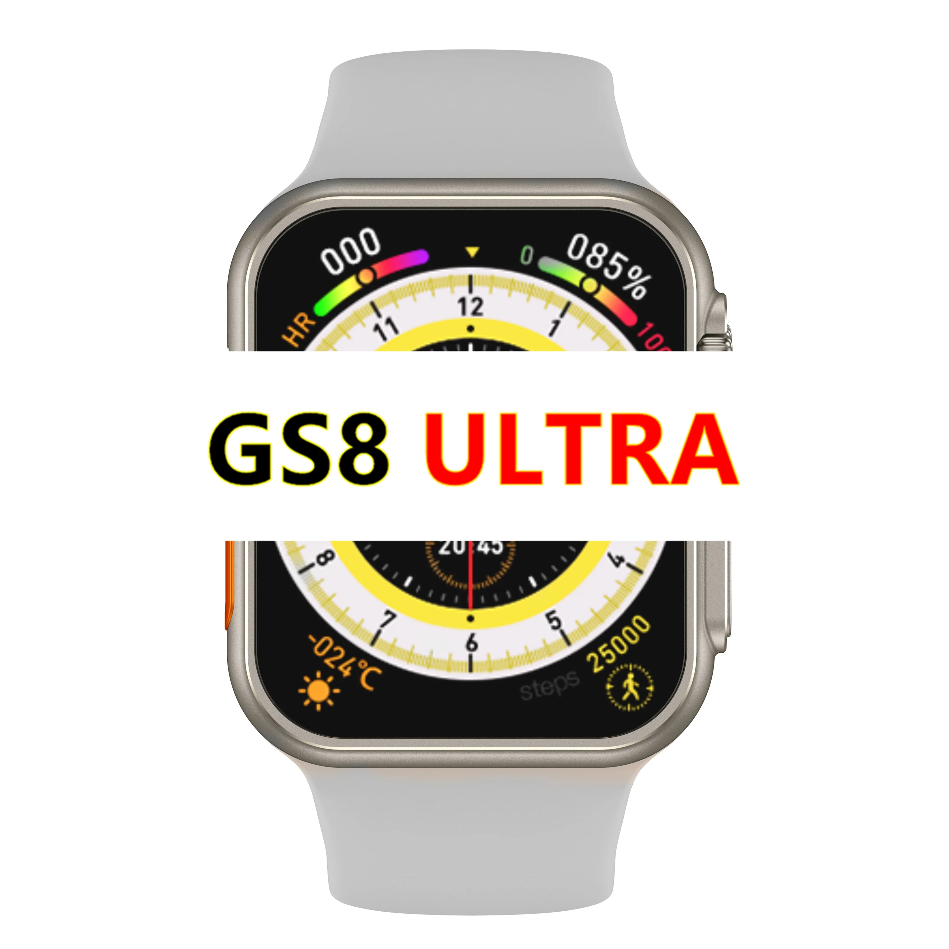 2022 GS8 Ultra Series 8 2.05” Men Smart Watch Always-on Display