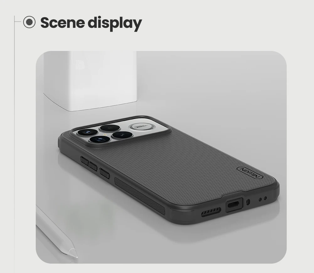 Für Redmi K90 Pro Max Hülle NILLKIN Fitted Case Magnetic Super Frosted Shield Hochwertige matte PC-Abdeckung – Detail 16