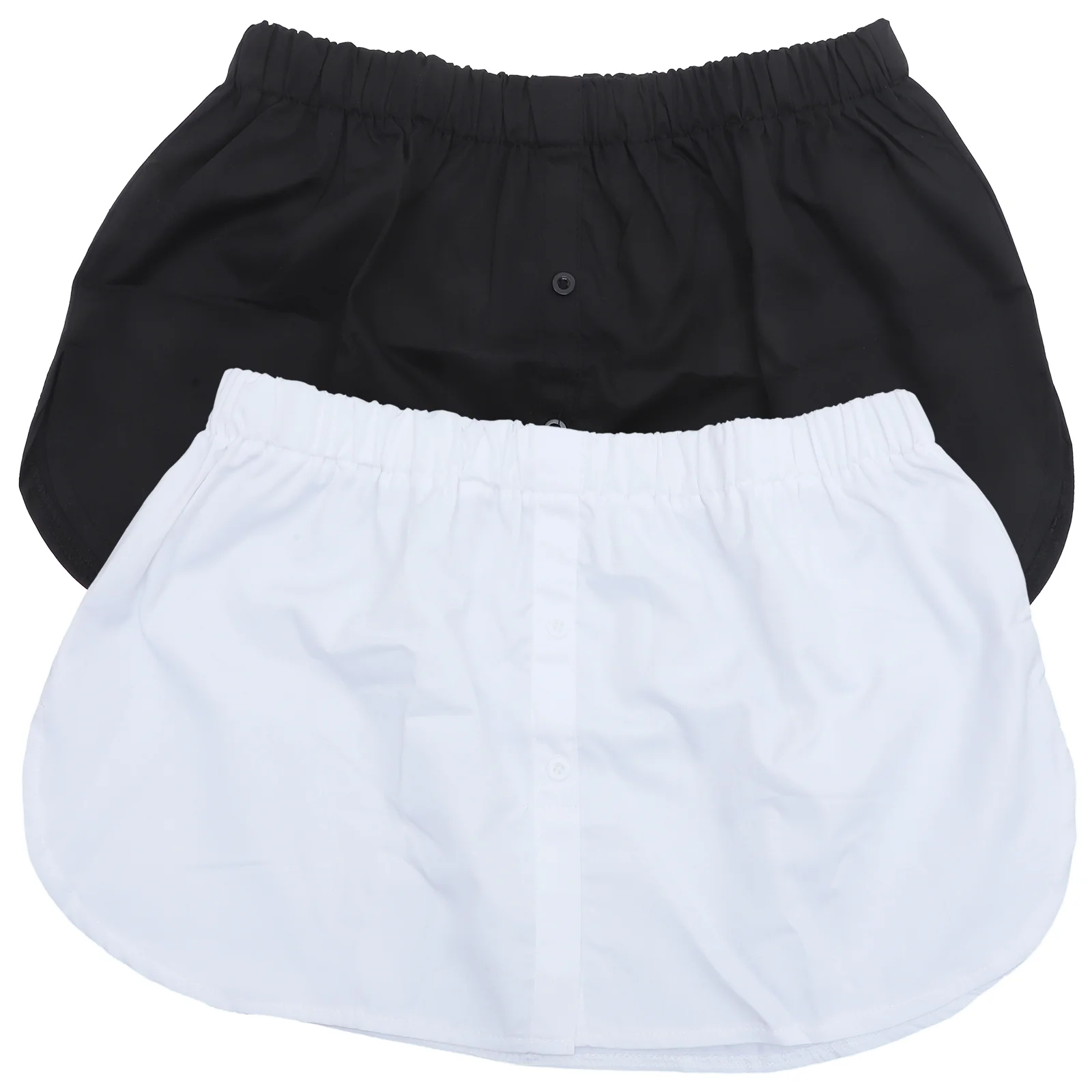 2 Pcs Wild All-Match Fake Hem Women's Sweaters Layering Shirt Extender Acetate Tops Extenders