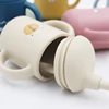 New cartoon 120ML Baby Silicone Sippy Cup BPA-Free Portable Storage Snack Container Feeding Cup  Leakproof trainer cup 3