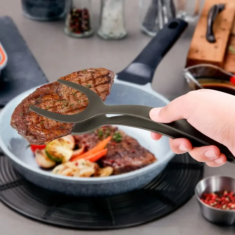2-in-1 Nylon Grip Flip Tongs 5