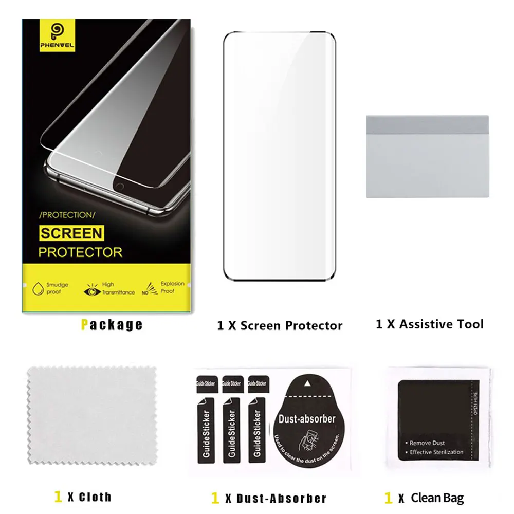 Premium 3D Full Glue Curved Tempered Glass Screen Protector