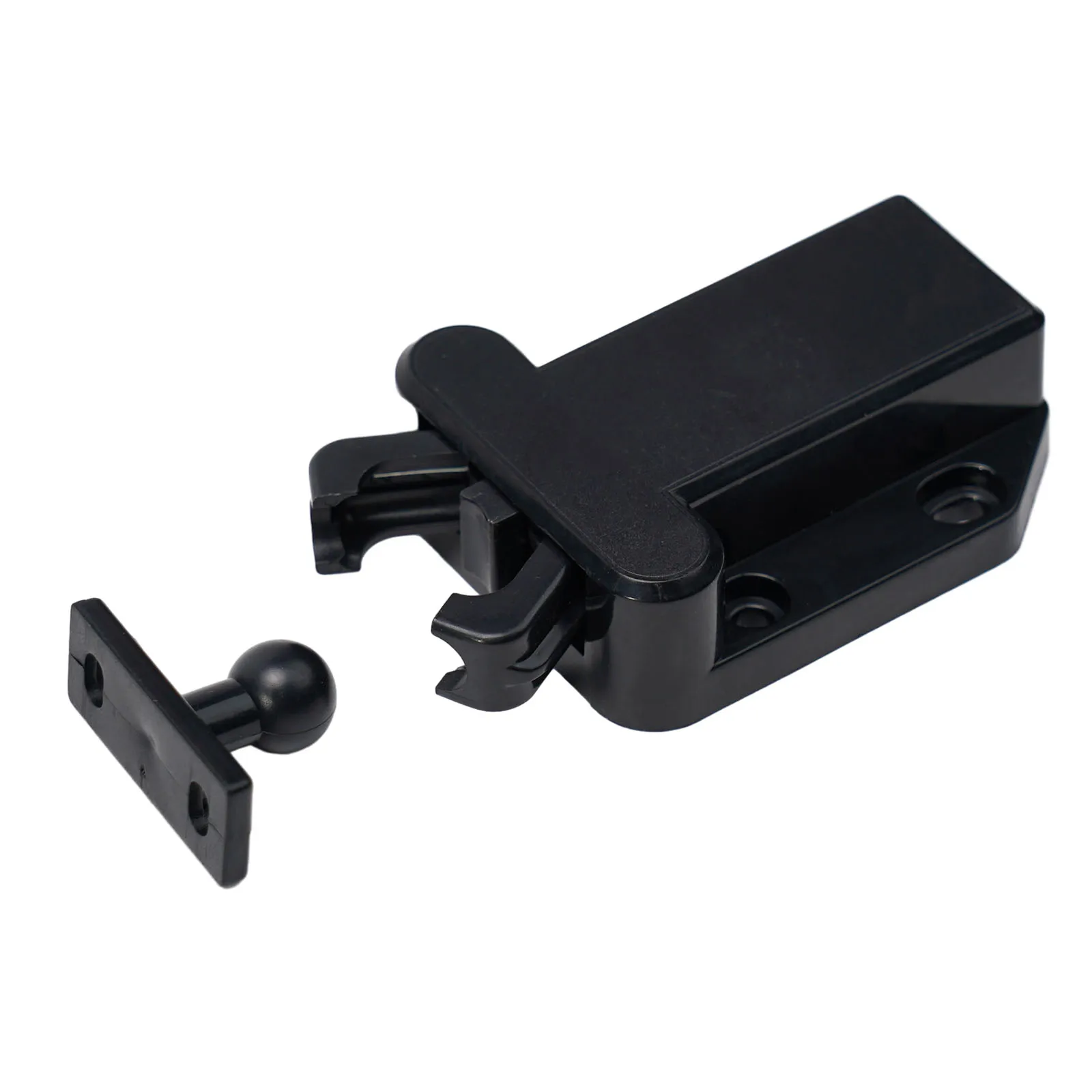 Description Picture 5 of item4 Pcs High Quality Catch Latch Push To Open Release  ABS Beetles Drawer Black Cabinet Latches Catch Touch Cupboard Door