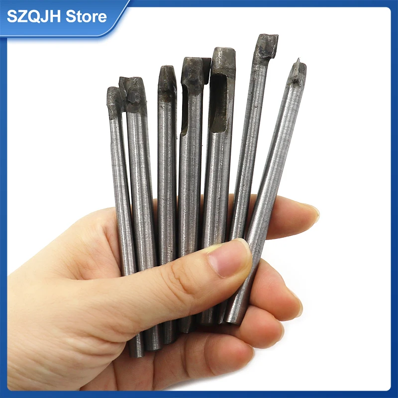 Leather Tools Leather Craft Tool Kit Leather Craft Tools Leather Craft Tool Leather Punches DIY Leather Belt Punch Tool Round Hole with Tail Sharp Hole Knife Puncher Hollow Punch Cutter Tool DIY Leather Craft Tools