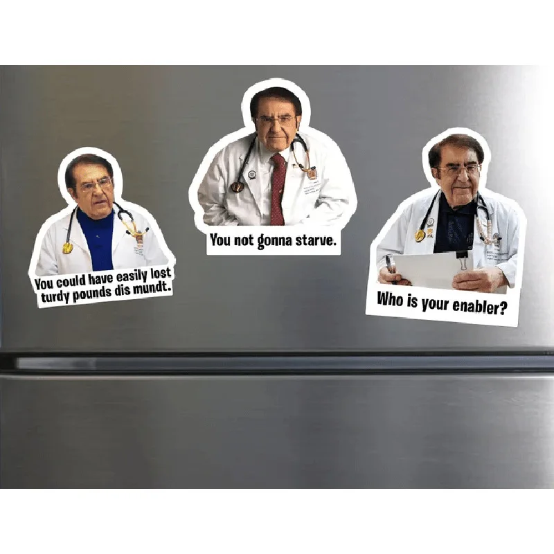 

Dr Nowzaradan Refrigerator Sticker Magnet Home Fridge Magnet Organizer Home Decor Stickers Funny Cute Holder Children Kids Toys