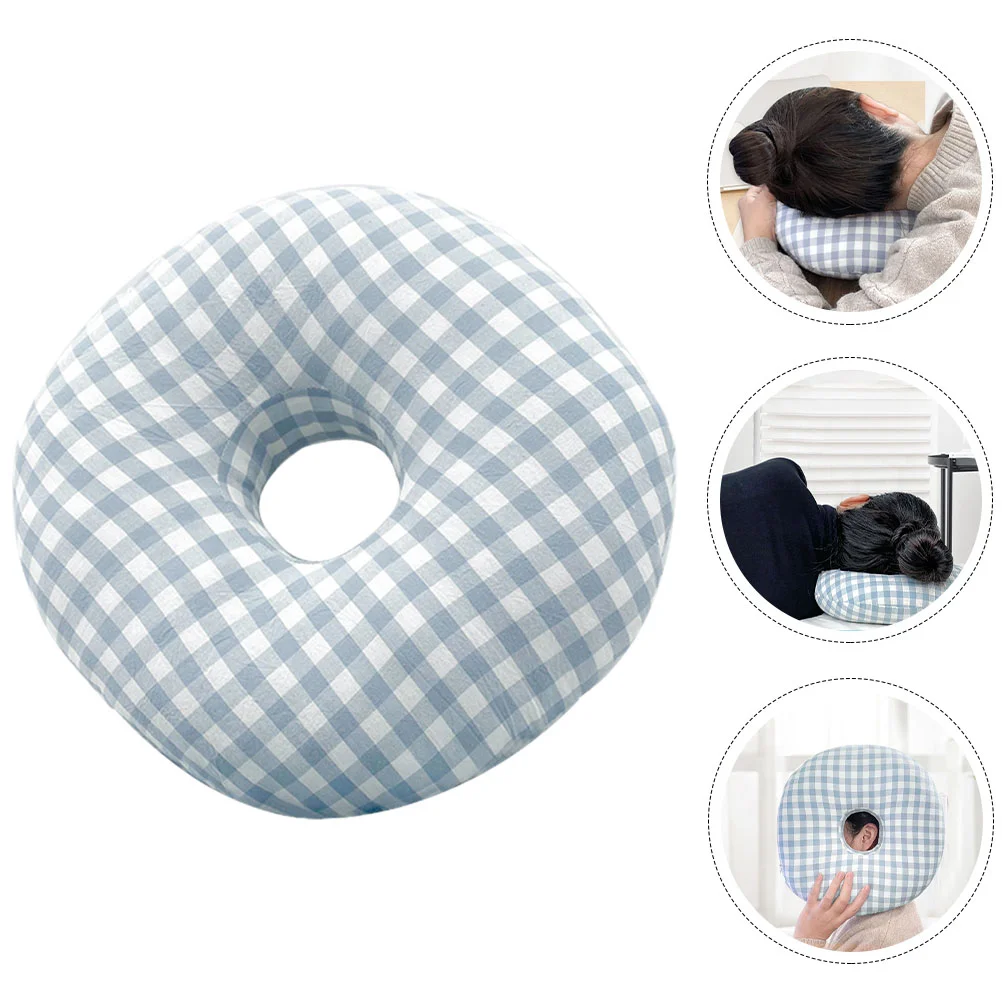 Side Sleeping Pillow Piercing for Ear Soft Pillows Donut Wedge Shape Tool Pain Reducing Travel 5