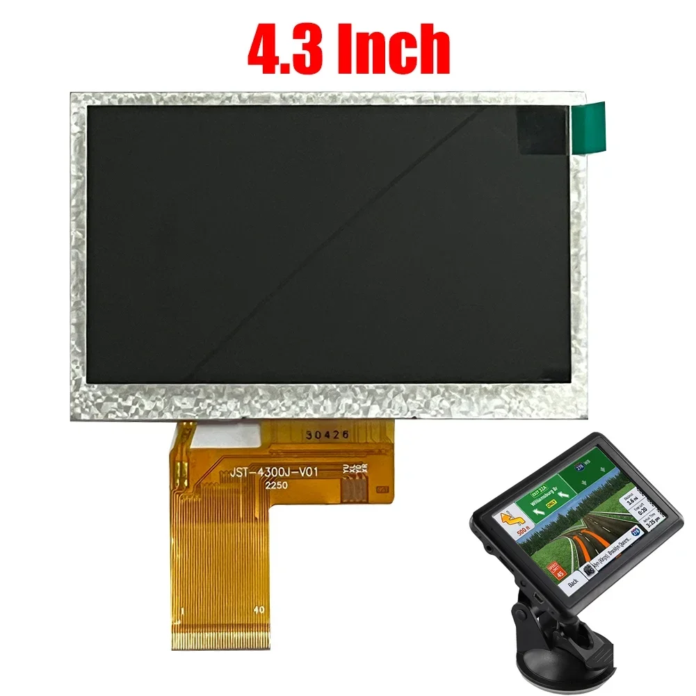 Car 4.3-inch LCD Screen Display TFT LCD Screen Display 40 Pins HD 480* ...