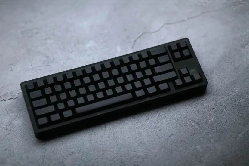 Geekark Bob Keycaps Preto no Preto Teclado Mecânico Perfil Cereja - Imagem 3