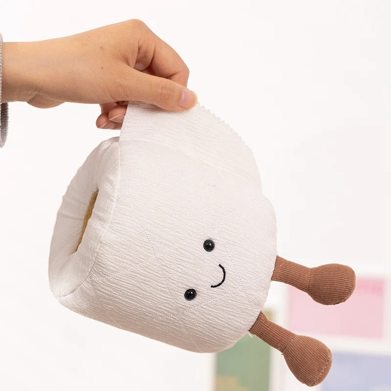 실물 같은 귀여운 POOP 롤 종이 변기 청소기, 변기 봉제 장난감, 재미있는 인형, 친구 보내기, 어린이 B