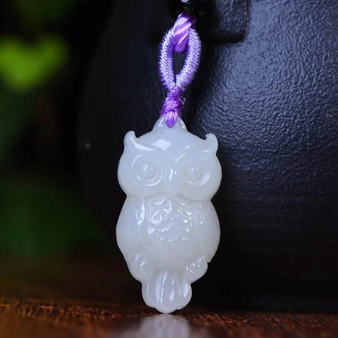 

Изысканный нефритовый кулон в виде птицы Hetian ювелирные изделия 3005 #