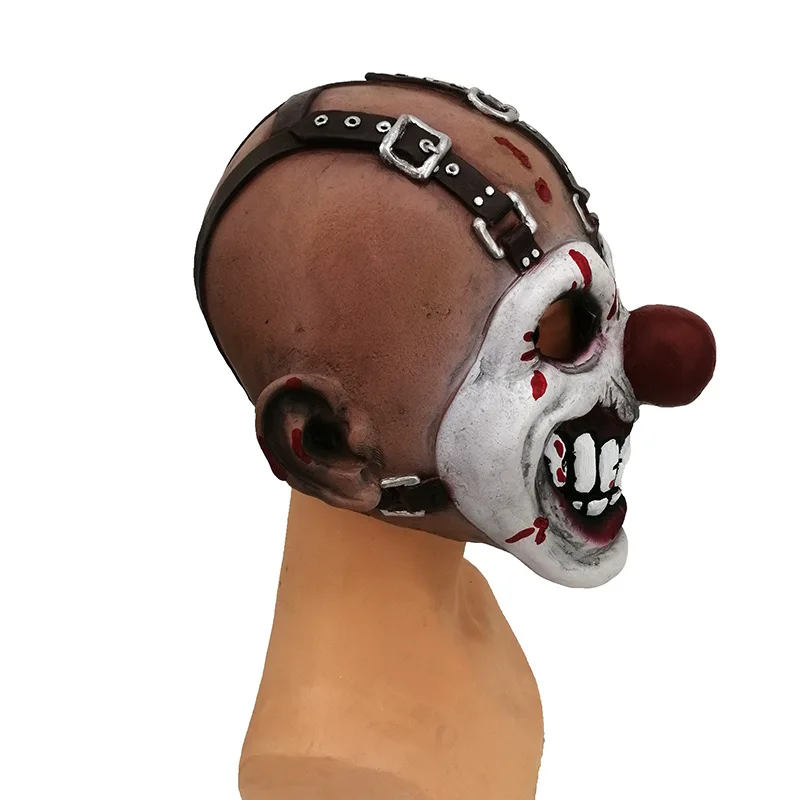 Twisted Metal-Inspired Sweet Tooth Full Face Latex Mask for Halloween and Cosplay Events