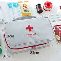 Health Medicine First Aid Kit Oxford Cloth Portable Travel Storage Emergency Kit Tote Bag Outdoor Medical Bag Storage Case Red - Image 5