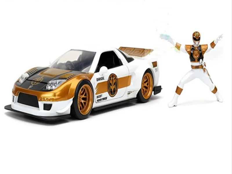 

JADA Toys Power Rangers1:24 2002 TOYOTA NSX Type-R Alloy Car Model Diecasts & Toy Vehicles Collect Car Toy Boy Birthday gifts