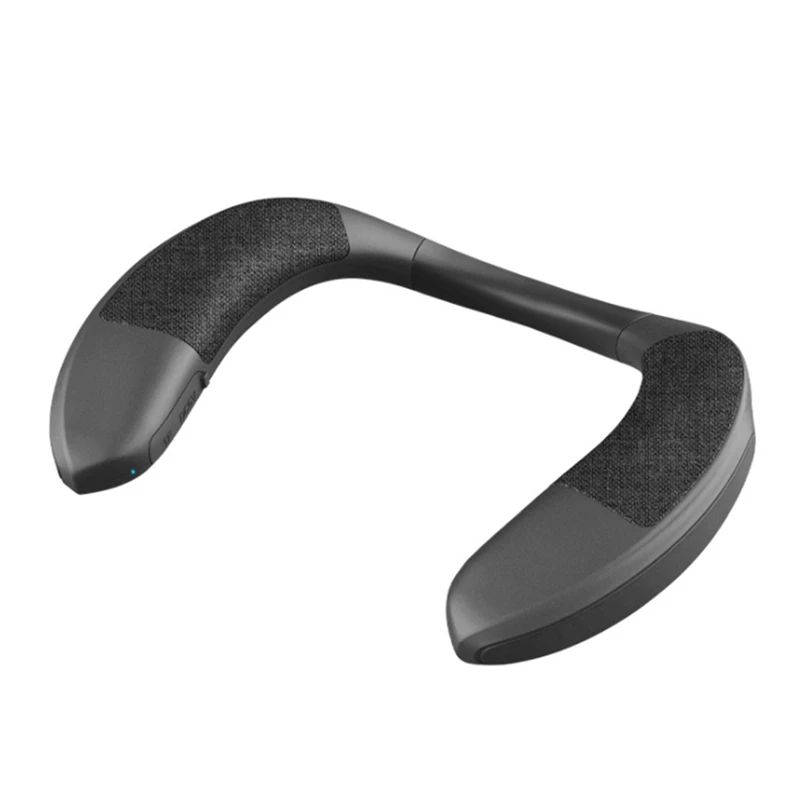 

Беспроводная Bluetooth-колонка с шейным ремешком, портативный объемный динамик с микрофоном, басом, шейным ободом, для улицы