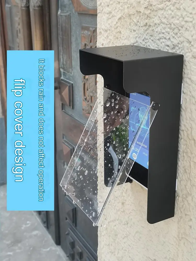 Outdoor Metal Cover Case Rain Protector Protection for intercom Access Control Keypad Doorbell Button Card Reader Sun Shell