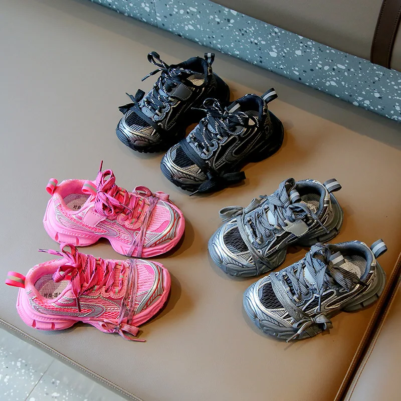 Autumn children sneakers girls fashion clunky boys breathable anti-slip casual baby soft walking shoes sports shoes baby shoes kids sneakers kids shoes kids sports shoes