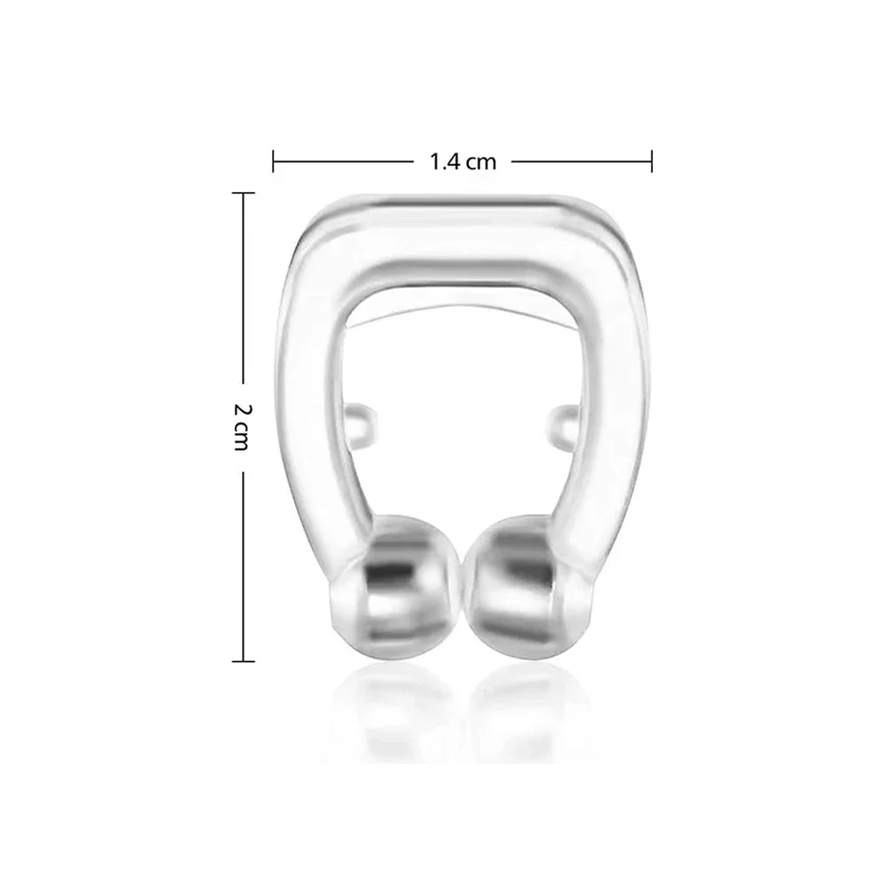 Medical 2Pcs Anti Snoring Nose Clips Sleeping Aids Stop Snore Device Nose Vent Nasal Dilator Sleep Snor Solution anti Snor Apnea images - 6