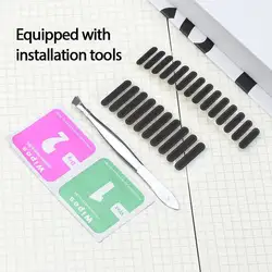 10/14/24Pcs for Phone Speakers Mesh Anti Dust NetSpeaker Dustproof Sticker Protective Film Cap Cover for iPhone 12 11 13 Pro Max
