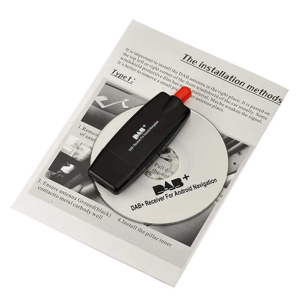 Superbat DAB + Stick USB 2.0 Digital Radio Tuner Receiver for Android Car DVD Player Stereo USB DAB Autoradio