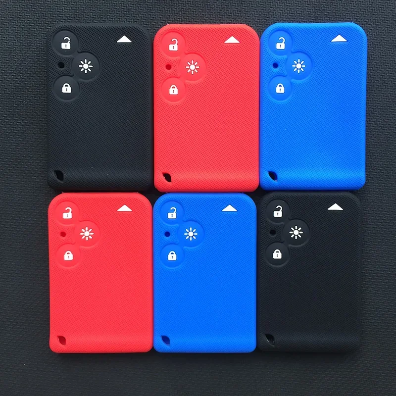 Silicone Car Key Cover Set for Renault Laguna Espace AVC CLE