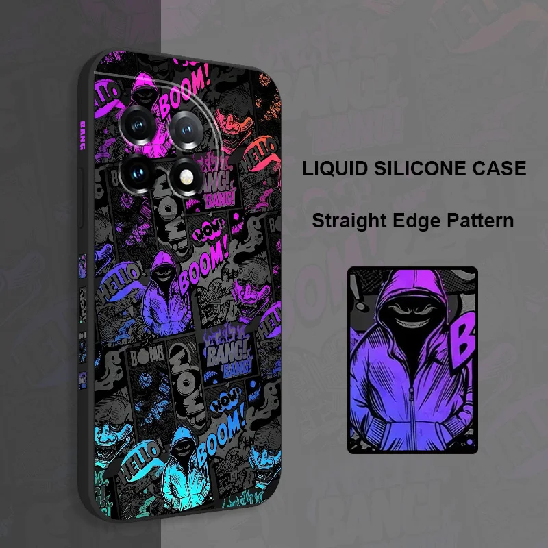 Blackface Clown Liquid Silicone Phone Case Cover