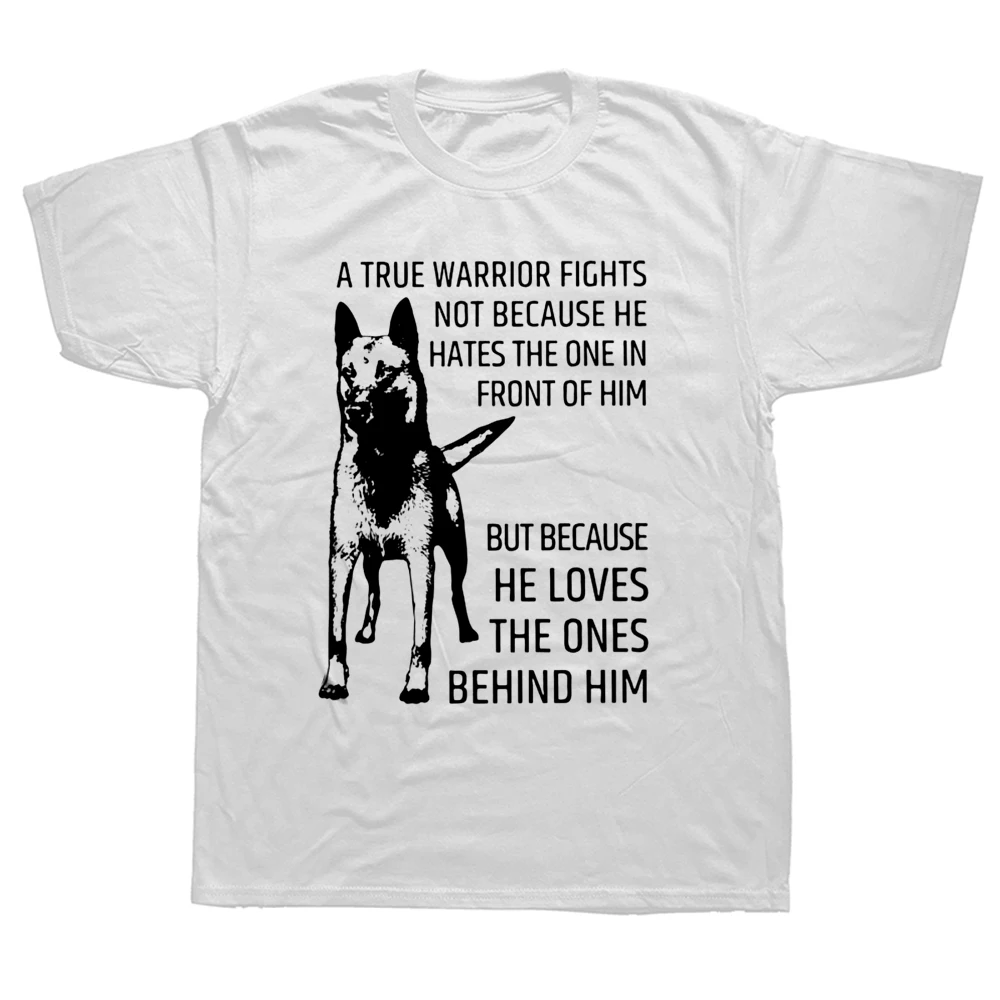 

Funny Belgian Shepherd Malinois T Shirts Graphic Cotton Streetwear Short Sleeve Birthday Gifts Dog Dad T-shirt Mens Clothing