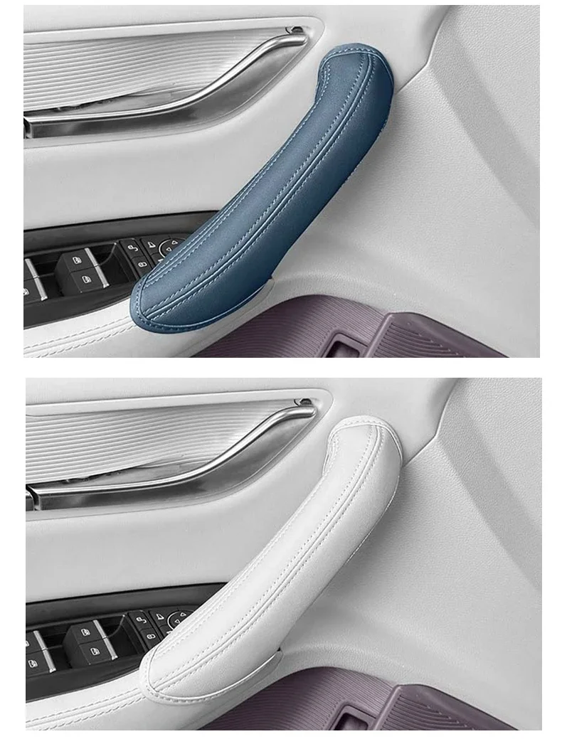 For Byd Song Plus Dmi Ev Seal U 2020-2025 Car Door Handle Protective Cover Leather Waterproof Case Anti-slip Wear resistant