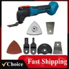 Electric Oscillating Tool Lithium-ion Cordless Multifunctional Oscillating Renovator Tools 6 Gears of Speeds 4° Swing Angle 1