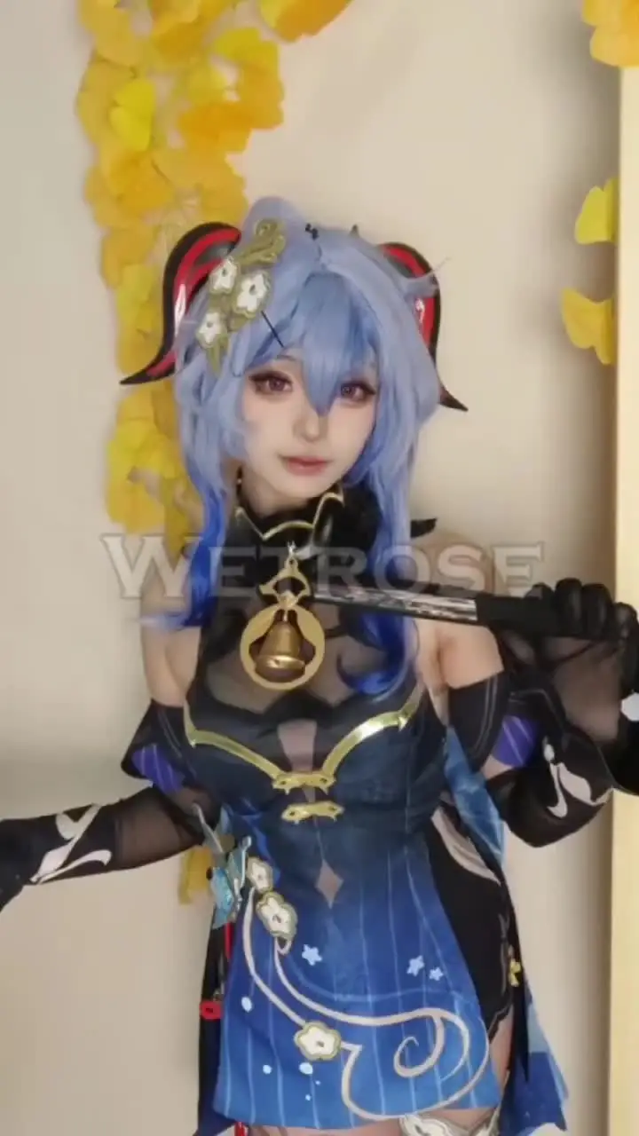 【Wetrose】Ganyu New Outfit Skin Year 2024 Косплей Костюм Genshin Impact Twilight Blossom Gan Yu Полный комплект
