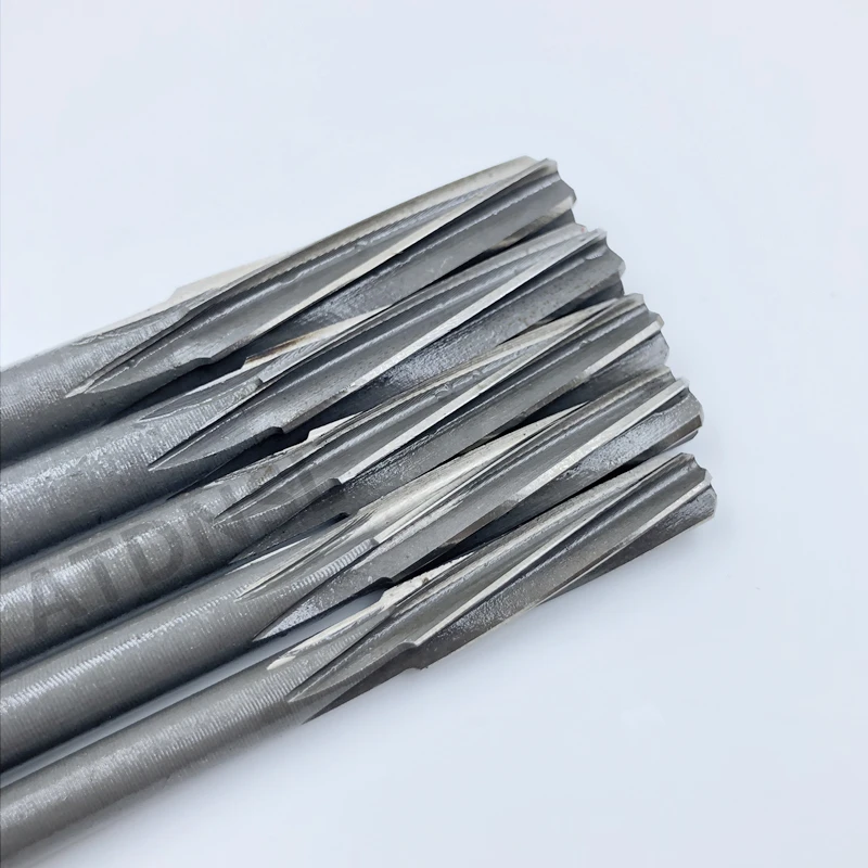 HSS Spiral Flute Machine Reamer H7 D3mm-D20mm CNC Tool Precise Cutting For Metal Steel Aluminum Hole Expansion Drill hss reamer,steel reamer tools