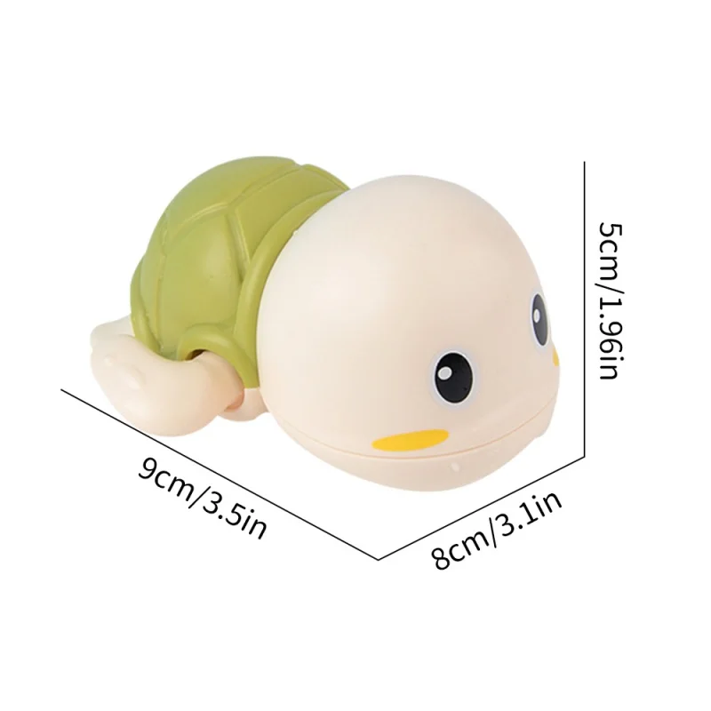 1/3PCS Baby Bath Toy Water Chain Clockwork Bathing Cute Swimming Turtle Toy Toddler Pool Beach Classic Toy For Kid Water Playing 6