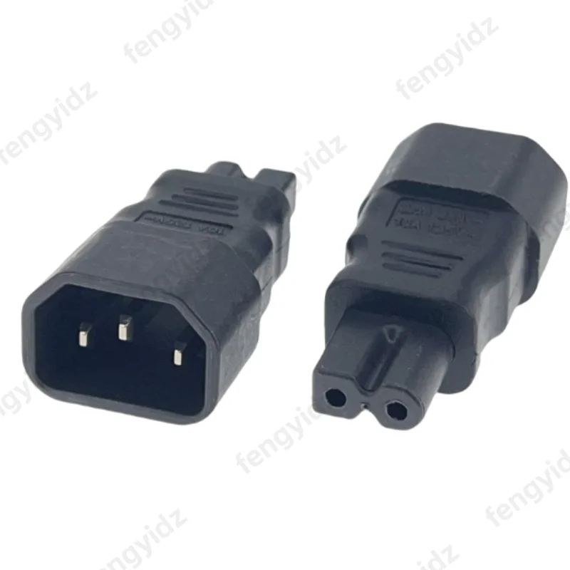 Adattatore di alimentazione angolare da IEC-320-C8 a IEC-320-C7 con angolo a sinistra/destra