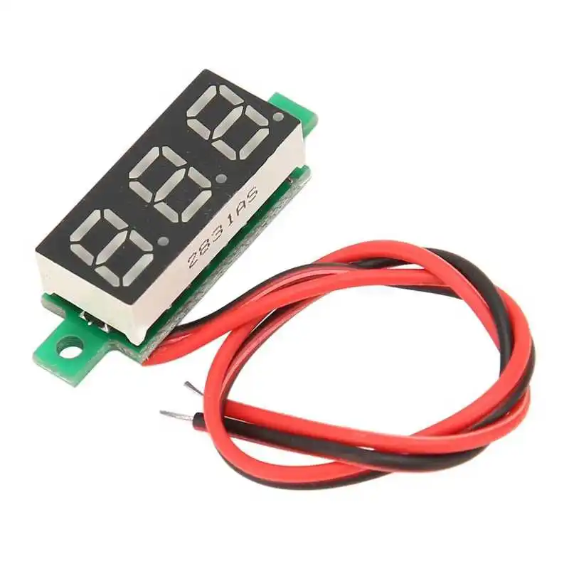 

Voltmeter Voltage Meter Voltmeter 0.28in LED Screen for Detection