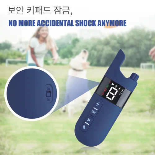 MASBRILL 800m 전기 개 훈련 칼라 라이트 IP7 방수 애완 동물 원격 제어, 충격 진동 사운드 기능 칼라 3