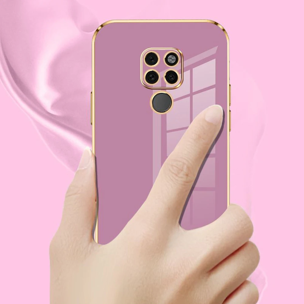 Luxury Square Plating Silicone Back Cover s